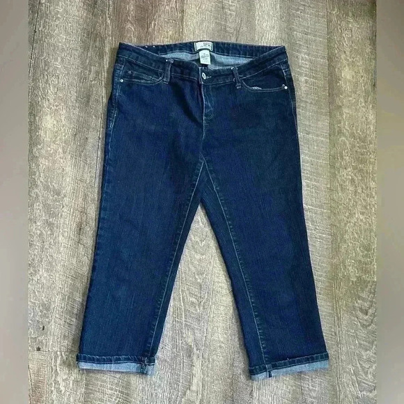 💟Women’s GRG Denim  Super Hi-Rise Jegging Capris - Picture 2 of 11